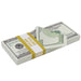 $100,000 Full Print 2000 Series Prop Money Stacks - Prop Money Inc.