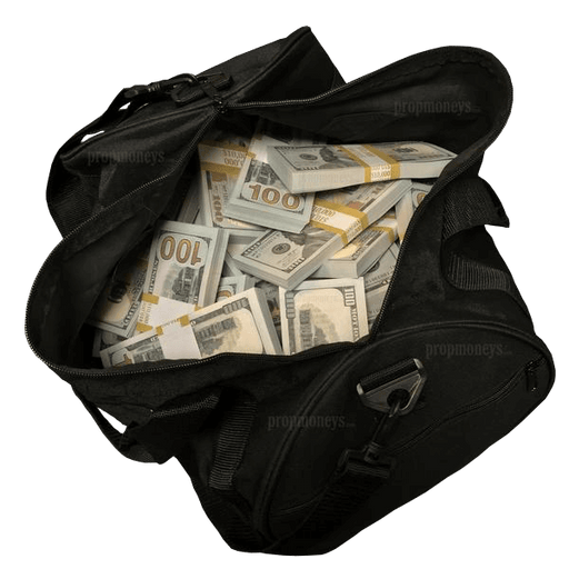 $500,000 New Series Blank Filler Stacks Duffle Bag - PropMoney.com