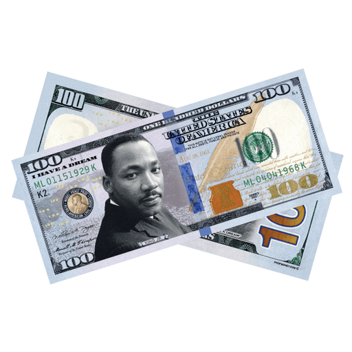 Martin Luther King Jr. Commemorative Bills - PropMoney.com