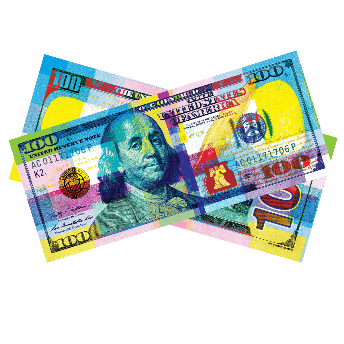 Chroma Colored Bills 25 Bills