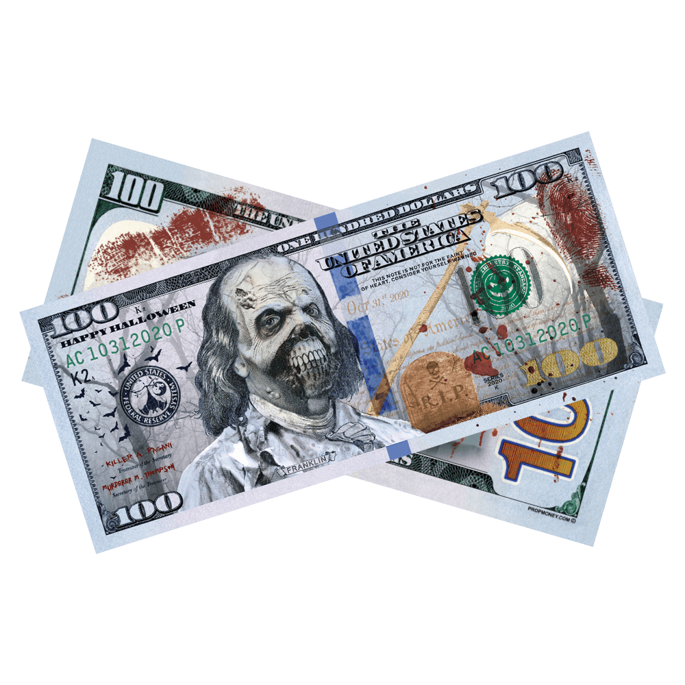 Halloween Graveyard Bills 25 Bills